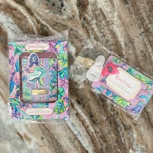 NWT Lilly Pulitzer tech pocket, luggage tag